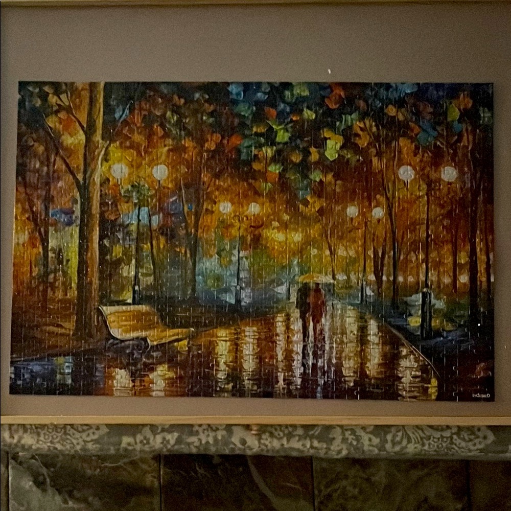 1000 piece vibrant wood puzzle